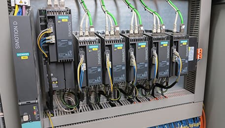 Automatic Coiling Machine - Orange Arm with Silver Drum