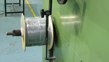 Wooden Reel Coiling Machine - Red Cable Processing