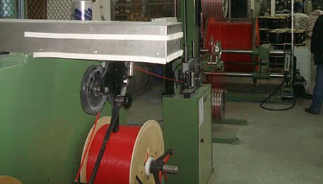 Wooden Reel Coiling Machine - Wire Payoff Operation